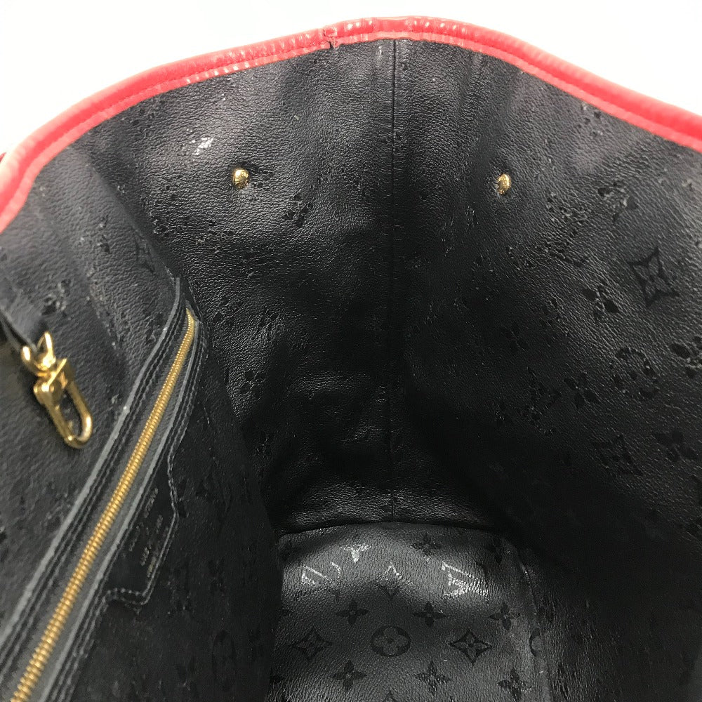 LOUIS VUITTON M45544 LVxUF ウルスフィッシャー ネヴァーフル MM カバン バッグ 肩掛け ショルダーバッグ ポーチ付き トートバッグ モノグラムタフタージュキャンバス レディース レッド