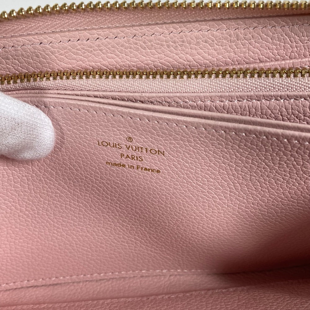 LOUIS VUITTON M81299 モノグラムアンプラント サマースターダスト ジッピーウォレット ラウンドファスナー 長財布 モノグラムアンプラントレザー レディース ピンク