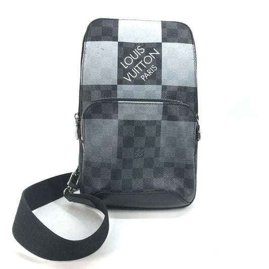 LOUIS VUITTON N40403 ダミエグラフィットジャイアント アヴェニュー・スリングバック カバン クロス ショルダーバッグ ボディバッグ キャンバス メンズ ブラック