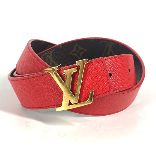 LOUIS VUITTON M0322W モノグラム ベルト・LV イニシャル 30MM リバーシブル アクセサリー ズボン用ベルト ベルト モノグラムキャンバス レディース ルージュ ブラウン