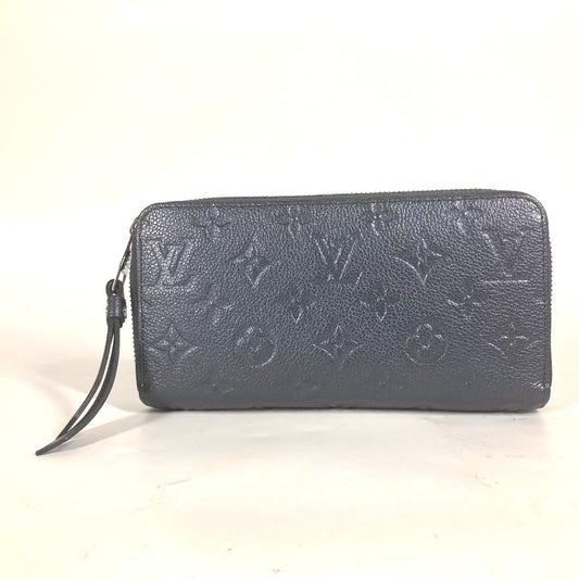 LOUIS VUITTON M80958 モノグラムアンプラント ジッピーウォレット ラウンドファスナー 長財布 モノグラムアンプラントレザー レディース ブルー