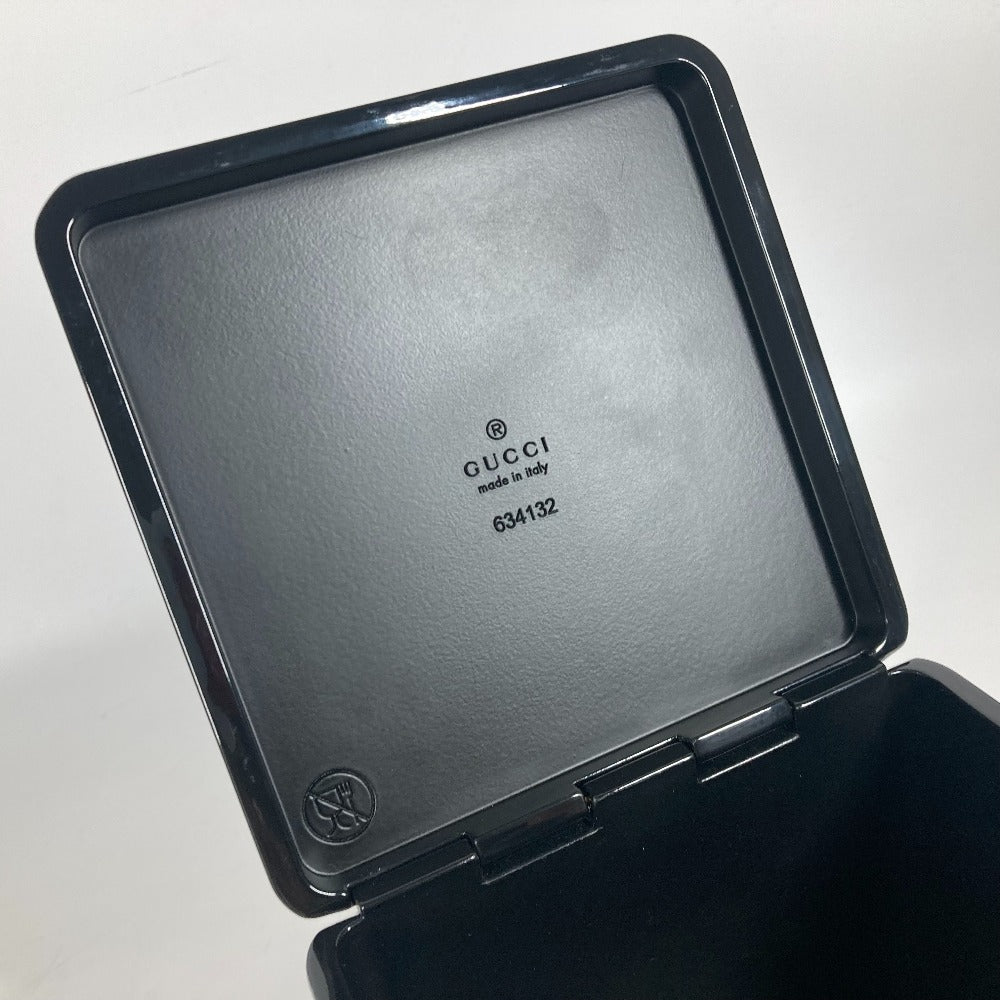 GUCCI 634132 ボックス 総柄 BOX カバン バニティバッグ インテリア ハンドバッグ レジン レディース レッド
