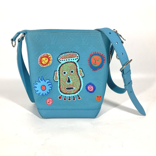 LOUIS VUITTON M21716 LV×YK モノグラムトリヨン ホーボー クルーザー アップリケ カバン 斜め掛け ポシェット ショルダーバッグ トリヨンレザー ユニセックス ブルー - brandshop-reference