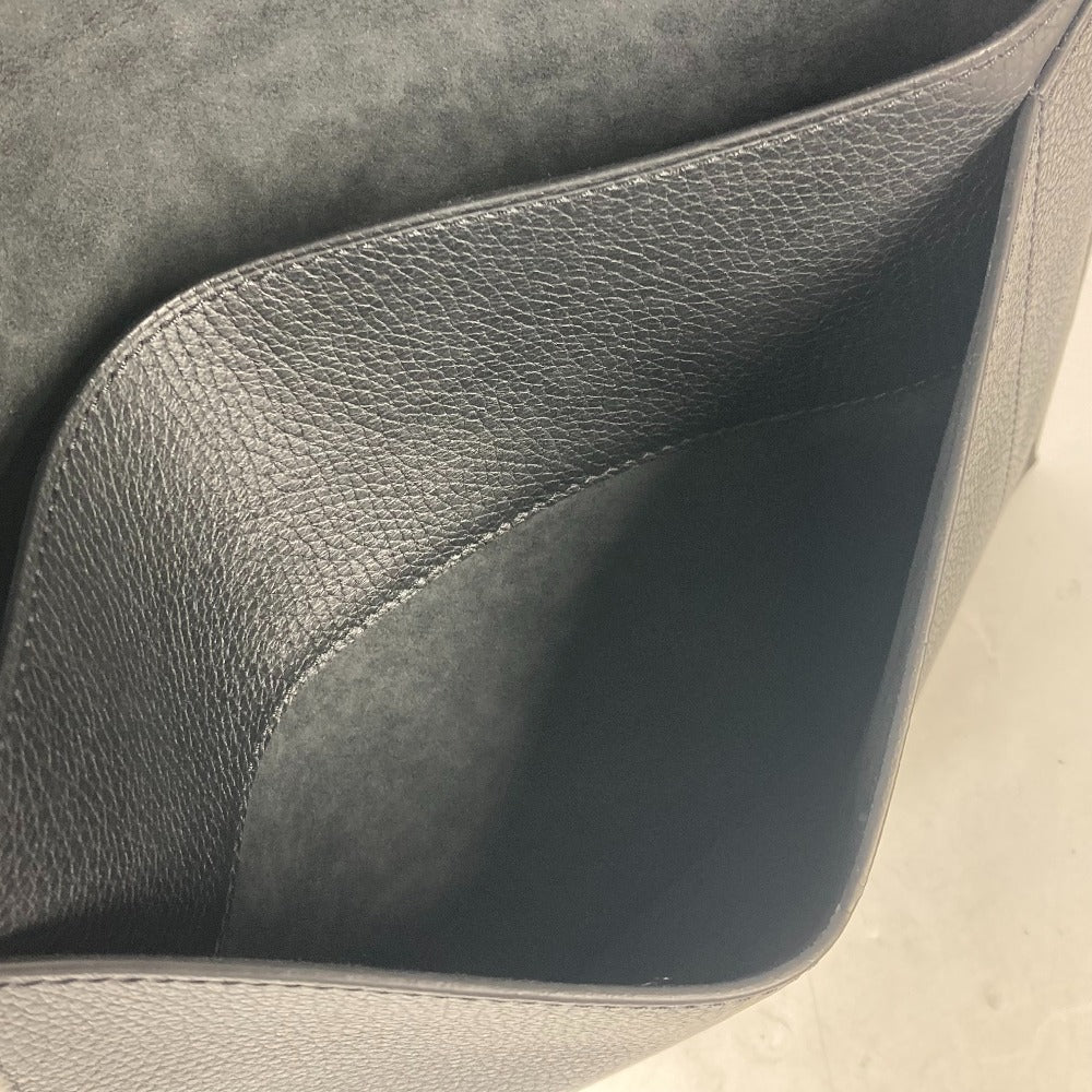 LOUIS VUITTON M62250 LV Logo Pochette Envelope Bag, Second Bag, Letter Case, Clutch Bag, Taurillon Leather, Men's, Noir Black