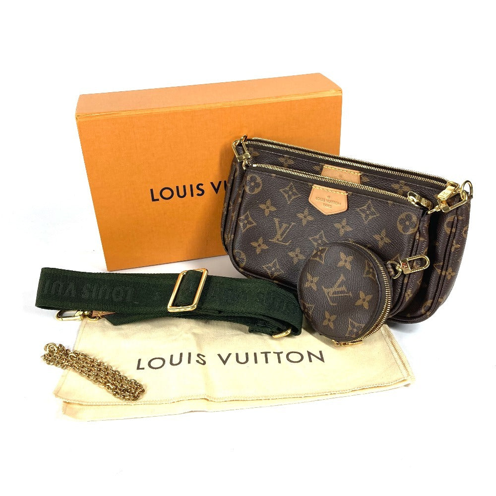 LOUIS VUITTON M44813 Monogram Multi-Pochette-Accessoires Pochette coin purse wallet crossbody bag Shoulder Bag MonogramCanvas khaki Brown/khaki Used