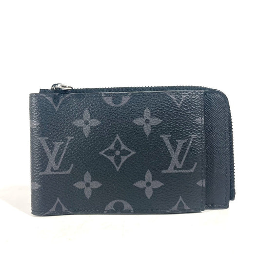 LOUIS VUITTON M81568 モノグラムエクリプス ハイブリッドウォレット コンパクトウォレット 2つ折り財布 モノグラムエクリプスキャンバス ユニセックス ブラック