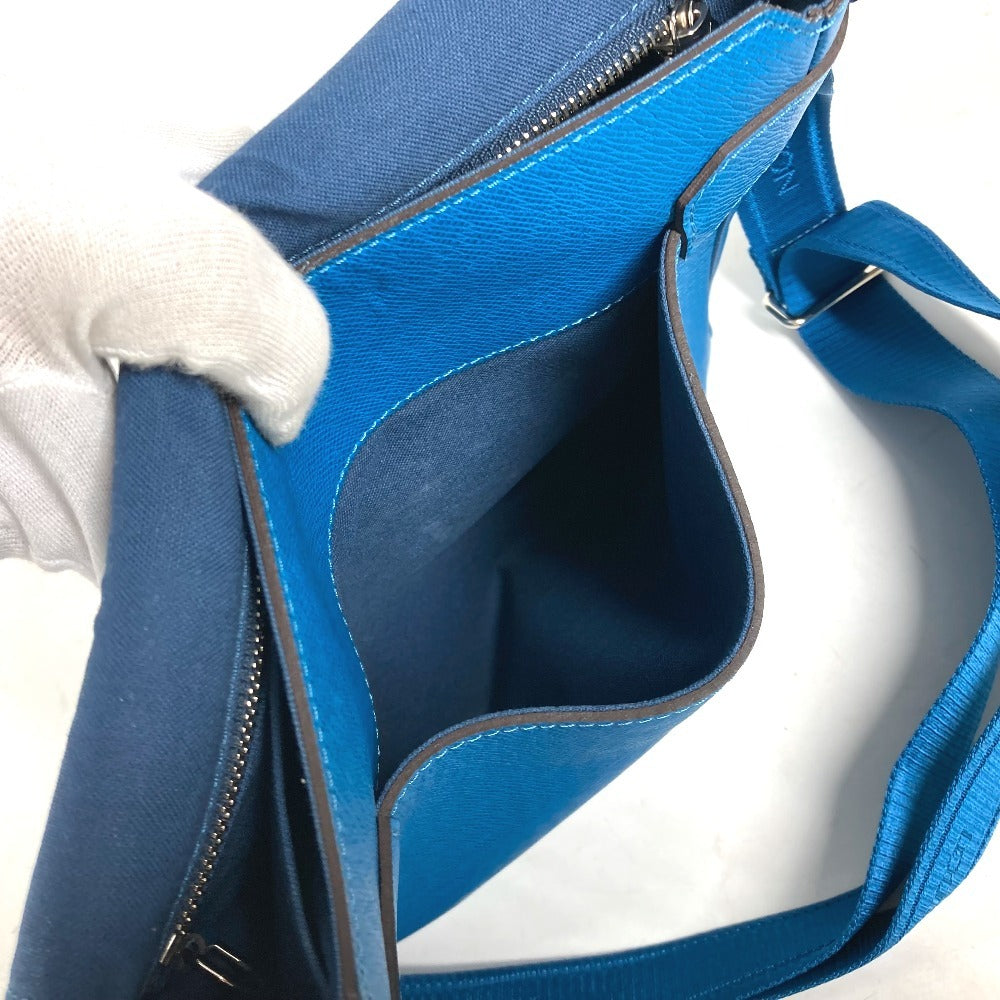 LOUIS VUITTON M32823 タイガ ロマンPM フラップ 斜め掛け メッセンジャーバッグ カバン ショルダーバッグ タイガレザー ユニセックス ブルー