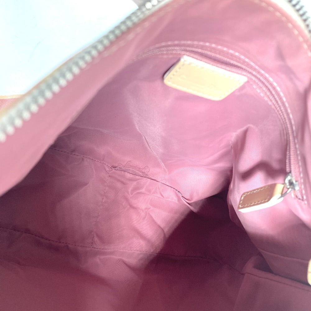 Dior トロッター NO2 ロゴ カバン 斜め掛け ショルダーバッグ PVC/レザー レディース ピンク