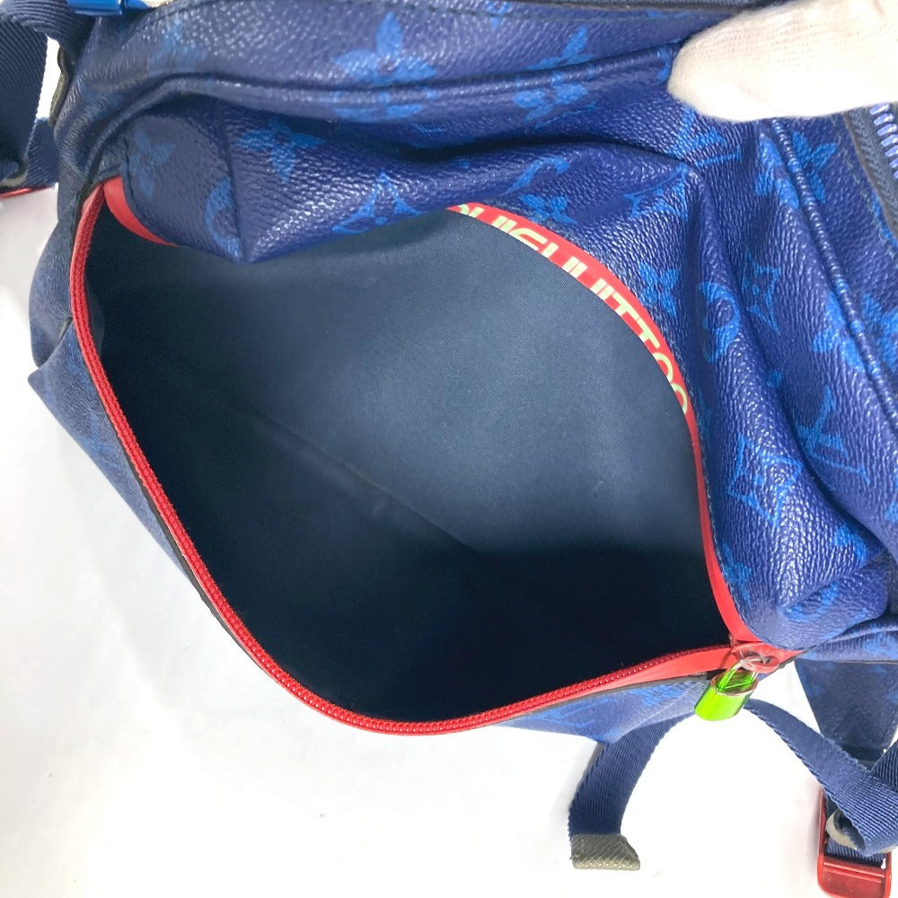 LOUIS VUITTON M43829 モノグラム・パシフィック メッセンジャーPM カバン 斜め掛け ショルダーバッグ モノグラムキャンバス ユニセックス ブルー
