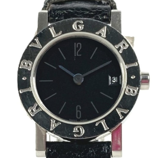BVLGARI BB23SS ブルガリブルガリ ロゴ レディース腕時計 ウォッチ 腕時計 SS レディース ブラック