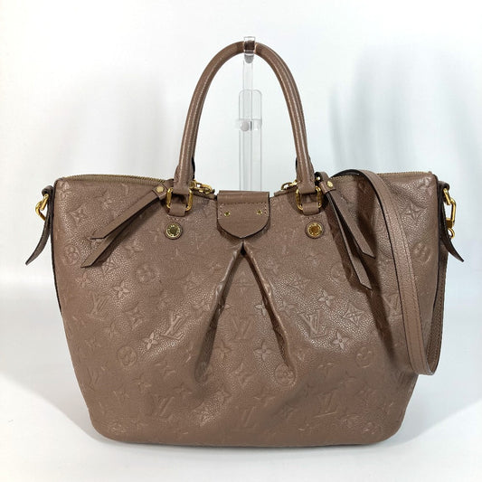 LOUIS VUITTON M42325 モノグラムアンプラント マザーリーヌMM カバン 2WAYバッグ ショルダーバッグ 斜め掛け ハンドバッグ モノグラムアンプラントレザー レディース マスティック ベージュ系