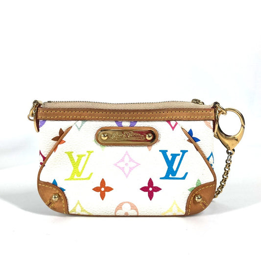 LOUIS VUITTON M60098 モノグラムマルチカラー ポシェットミラPM チェーンバッグ ポーチ 2WAYバッグ カバン ハンドバッグ モノグラムマルチカラーキャンバス レディース ブロン ホワイト
