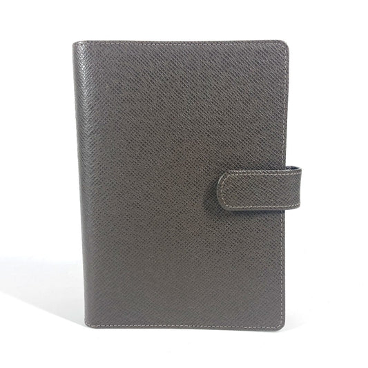 LOUIS VUITTON R20432 タイガ アジェンダMM ステーショナリー システム手帳 ケース 手帳カバー タイガレザー ユニセックス グリズリ ブラウン