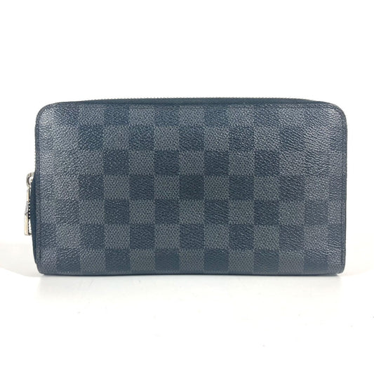 LOUIS VUITTON N63077 ダミエグラフィット ジッピー オーガナイザー ロングウォレット ラウンドファスナー 長財布 ダミエグラフィットキャンバス ユニセックス ブラック