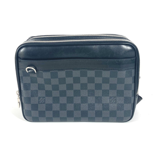 LOUIS VUITTON N40087 Damier Graphite Trocadero กระเป๋าสะพายข้าง ทำจากแคนวาส Damier Graphite สำหรับทุกเพศ สีดำ