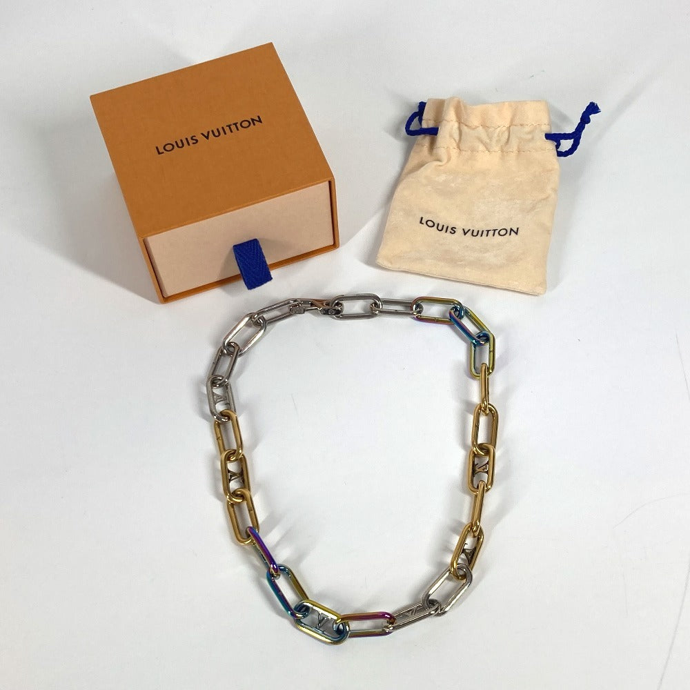 LOUIS VUITTON M80177 Collier Signature Chain Accessories Necklace Metal Multicolore Used