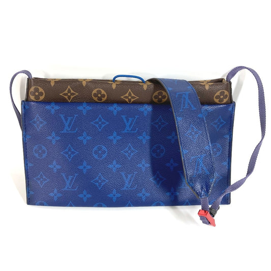 LOUIS VUITTON M43854 モノグラム キムジョーンズ スプリット サコッシュ 斜め掛け カバン ポシェット ショルダーバッグ モノグラムキャンバス ユニセックス ブラウン