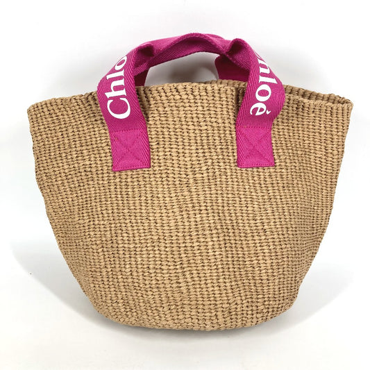 Chloe Mifuko ミフコ バスケットバッグ カゴバッグ かご トートバッグ ハンドバッグ ラフィア レディース ベージュ