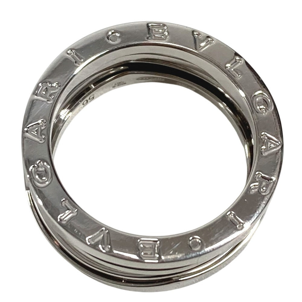 BVLGARI B-ZERO1 ビーゼロワン レジェンド アクセサリー ジュエリー K18 金 リング・指輪 WG750 ユニセックス シルバー