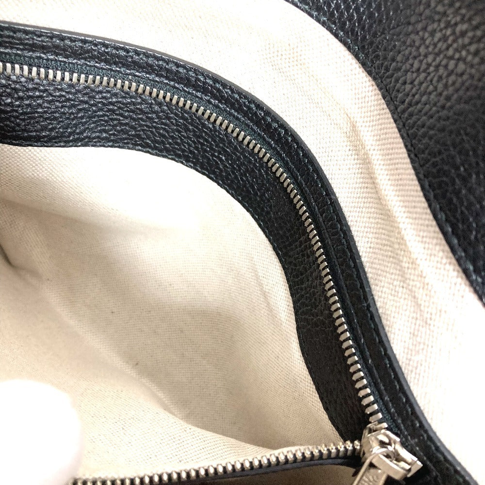 GUCCI 760234 GG JUMBO MD Jumbo GG Medium Messenger Bag Bag Crossbody Shoulder Bag Leather Black Used