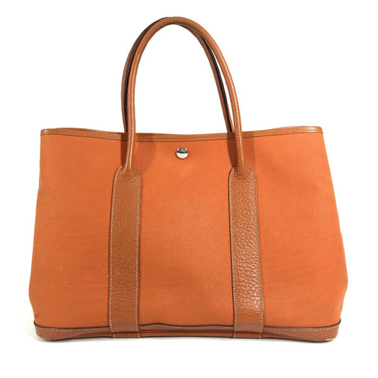 HERMES ガーデンパーティ36 PM ガーデンパーティ 36 カバン バッグ ハンドバッグ ショルダーバッグ 肩掛け トートバッグ ネゴンダ ユニセックス オレンジ