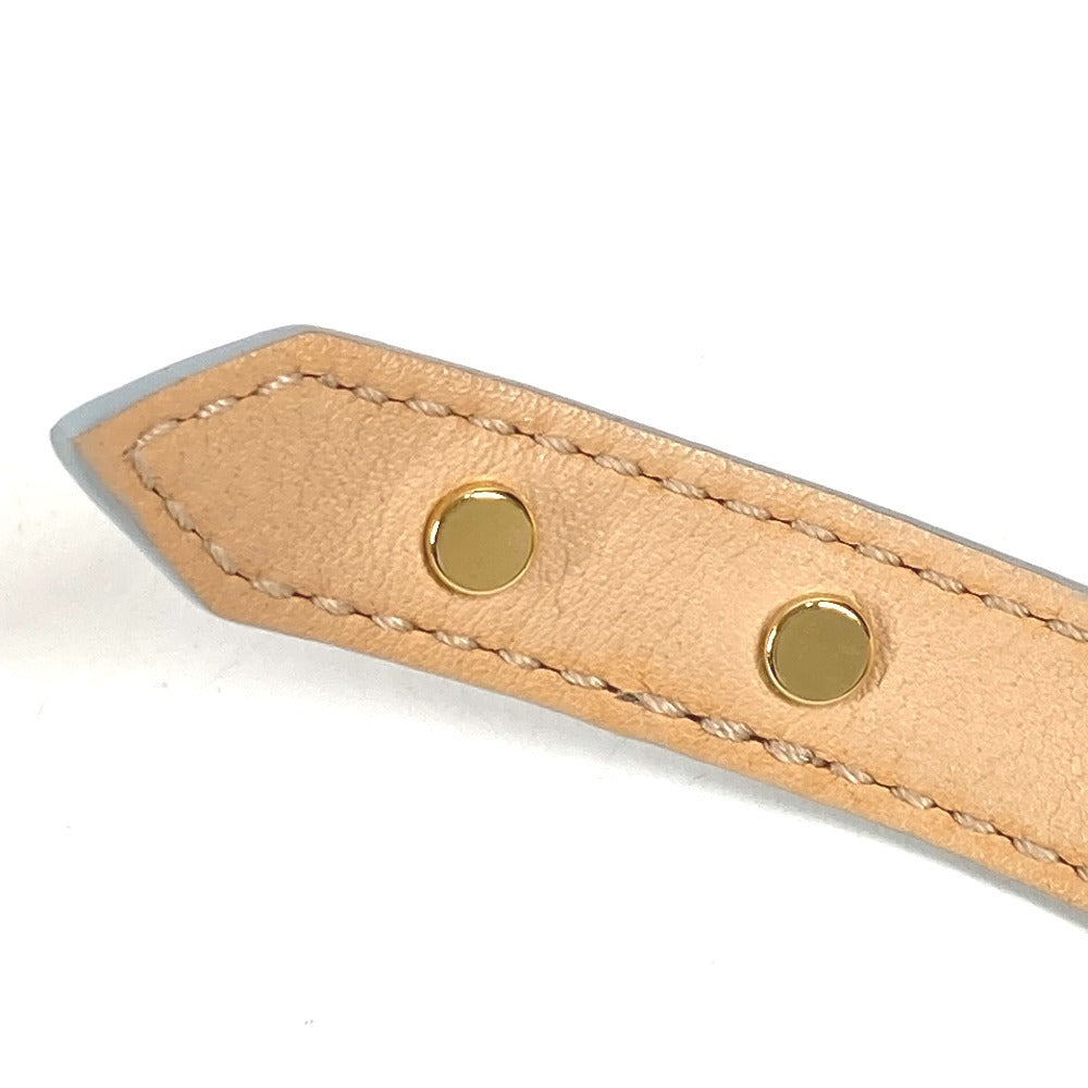 LOUIS VUITTON M8104F Bracelet LV Iconic Accessory Bracelet Leather Unisex Light Blue