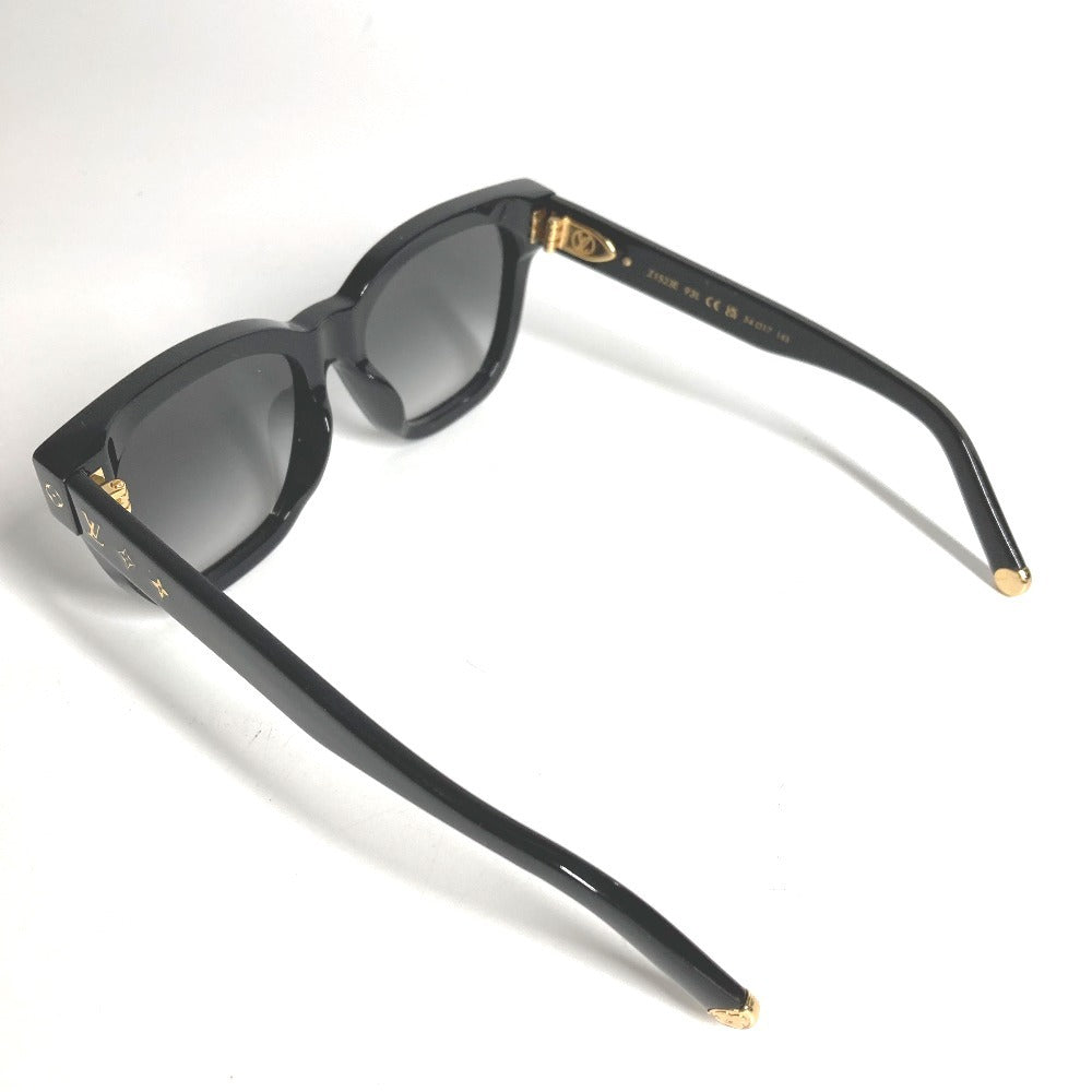 LOUIS VUITTON Z1523E Logo Sunglasses My Monogram Square Eyeglasses Eyewear Sunglasses Acetate Unisex Black