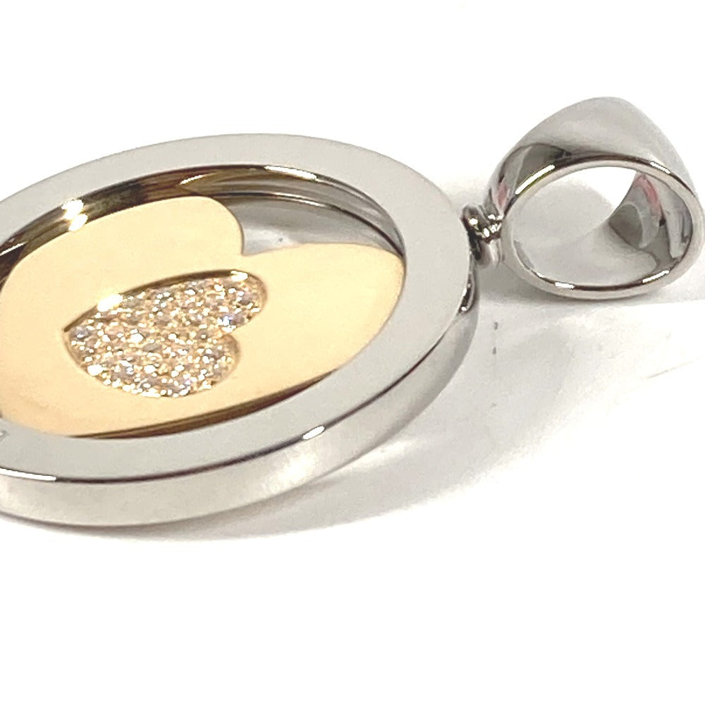 BVLGARI ネックレス ジュエリー アクセサリー チョーカー トンドハート ダイヤ トップ ダイヤモンド 750 金 K18 18K ペンダントトップ K18/K18WG ユニセックス ゴールド