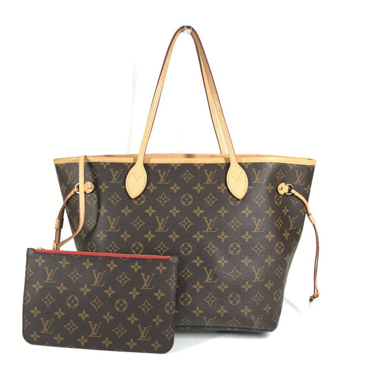 LOUIS VUITTON M41177 モノグラム ネヴァーフル MM ネヴァーフルMM カバン バッグ 肩掛け トートバッグ ポーチ付き ショルダーバッグ モノグラムキャンバス レディース スリーズ ブラウン