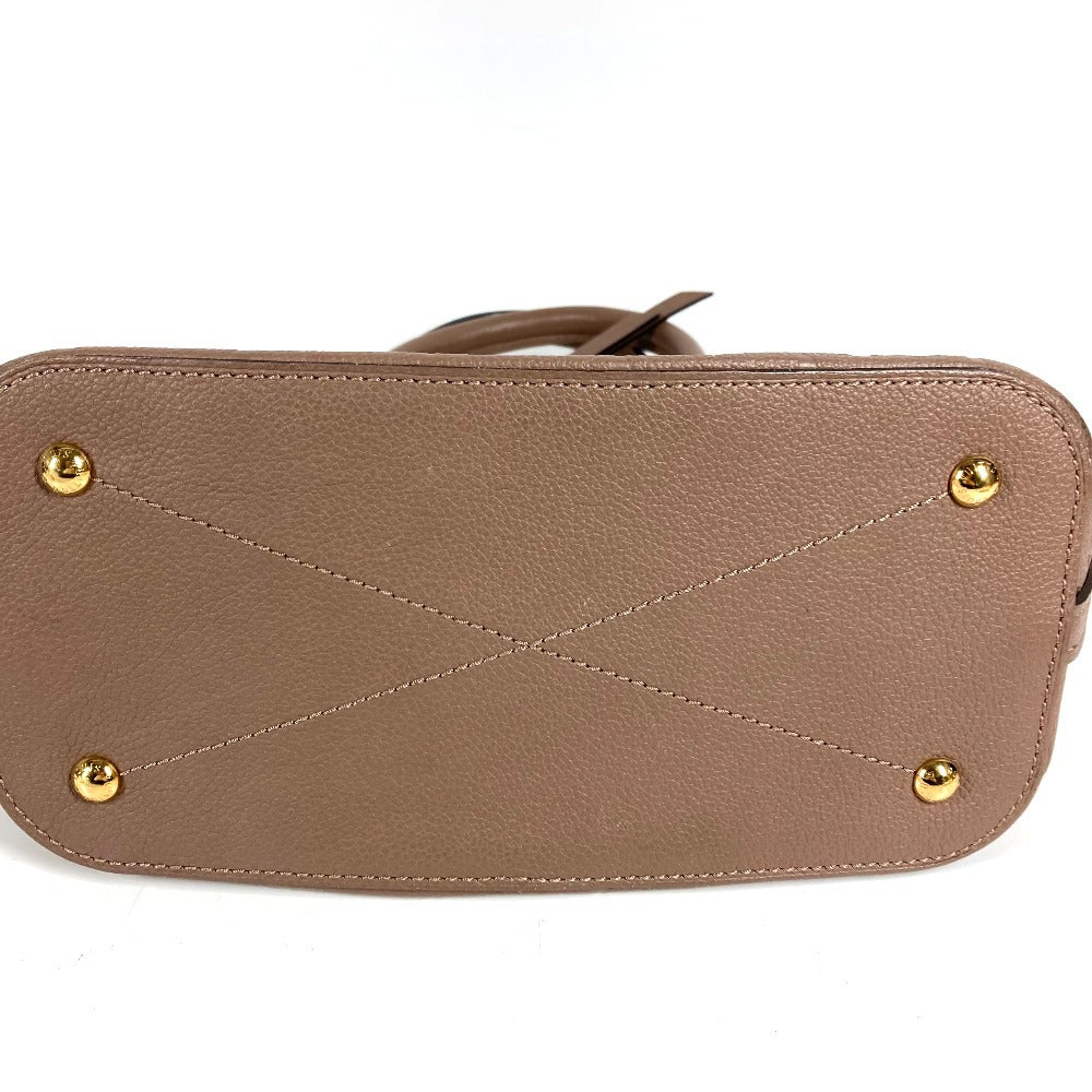LOUIS VUITTON M50710 Monogram Empreinte Mazarine PM Mazarine PM Bag Tote Bag Handbag Monogram Empreinte Leather Unisex Taupe Light Brown