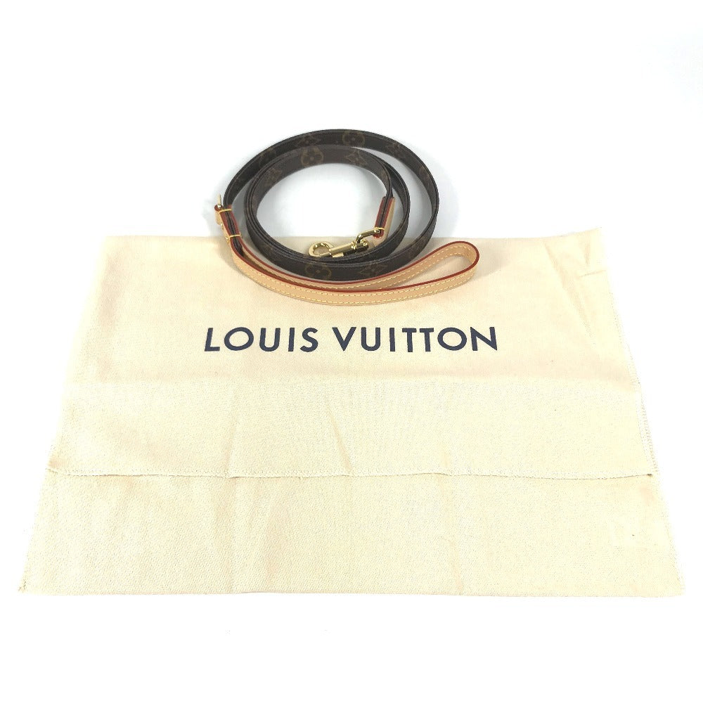LOUIS VUITTON GI1217 モノグラム ドッグ リーシュ MM 犬用 ペット わんちゃん 紐 お散歩 リード モノグラムキャンバス ユニセックス ブラウン