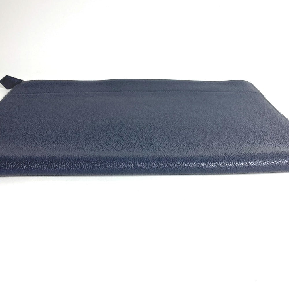 HERMES Pochette Bazaar GM Pochette Bazaar GM Cluch Bag Bag Pouch Clutch bag Togo Blue Nuit Used