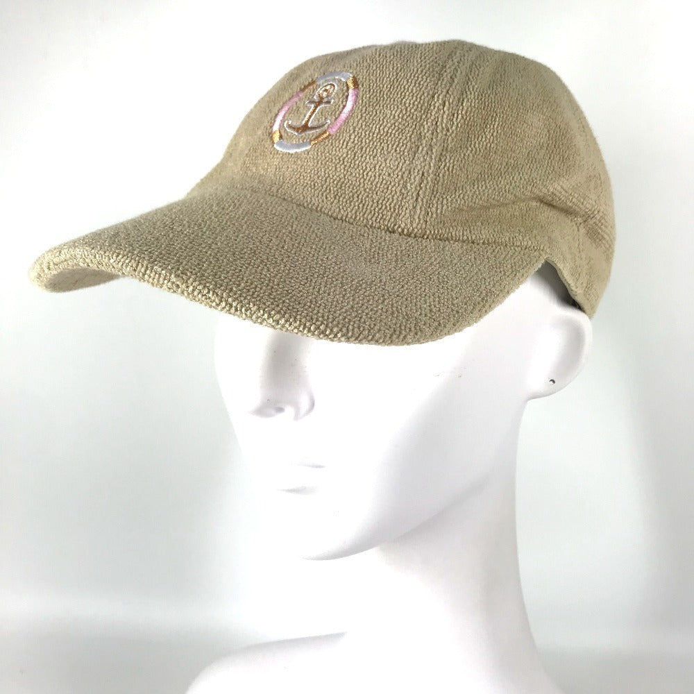 HERMES H251050N S1SM pile Casquette Davis Yacht hat cap baseball cap cotton Sable Beige Used