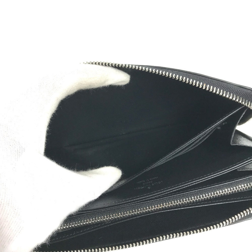 LOUIS VUITTON M61857 Epi Zippy Wallet Long wallet Zip Around Long Wallet Epi Leather Noir Black Used