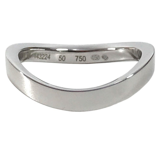OMEGA K18 Gold 18K Aqua Swing Ring Accessory Jewelry Ring WG750 Silver Used
