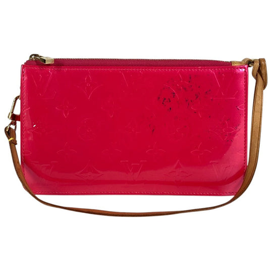 LOUIS VUITTON M91223 MonogramVernis Lexington Shoulder Bag, Accessory Pouch, Bag, Shoulder Bag Hand Bag MonogramVernisCanvas Fuchsia pink pink Used
