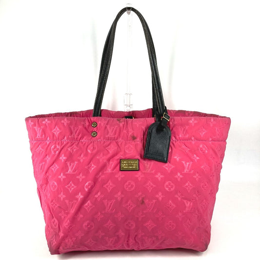 LOUIS VUITTON M92802 クルーズライン スキューバーMM スキューバー MM カバン トートバッグ 肩掛け ショルダーバッグ マイクロファイバー レディース ピンク