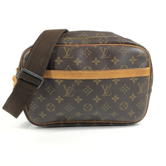 LOUIS VUITTON M45254 モノグラム リポーターPM リポーター PM 斜め掛け カバン ショルダーバッグ モノグラムキャンバス ユニセックス ブラウン
