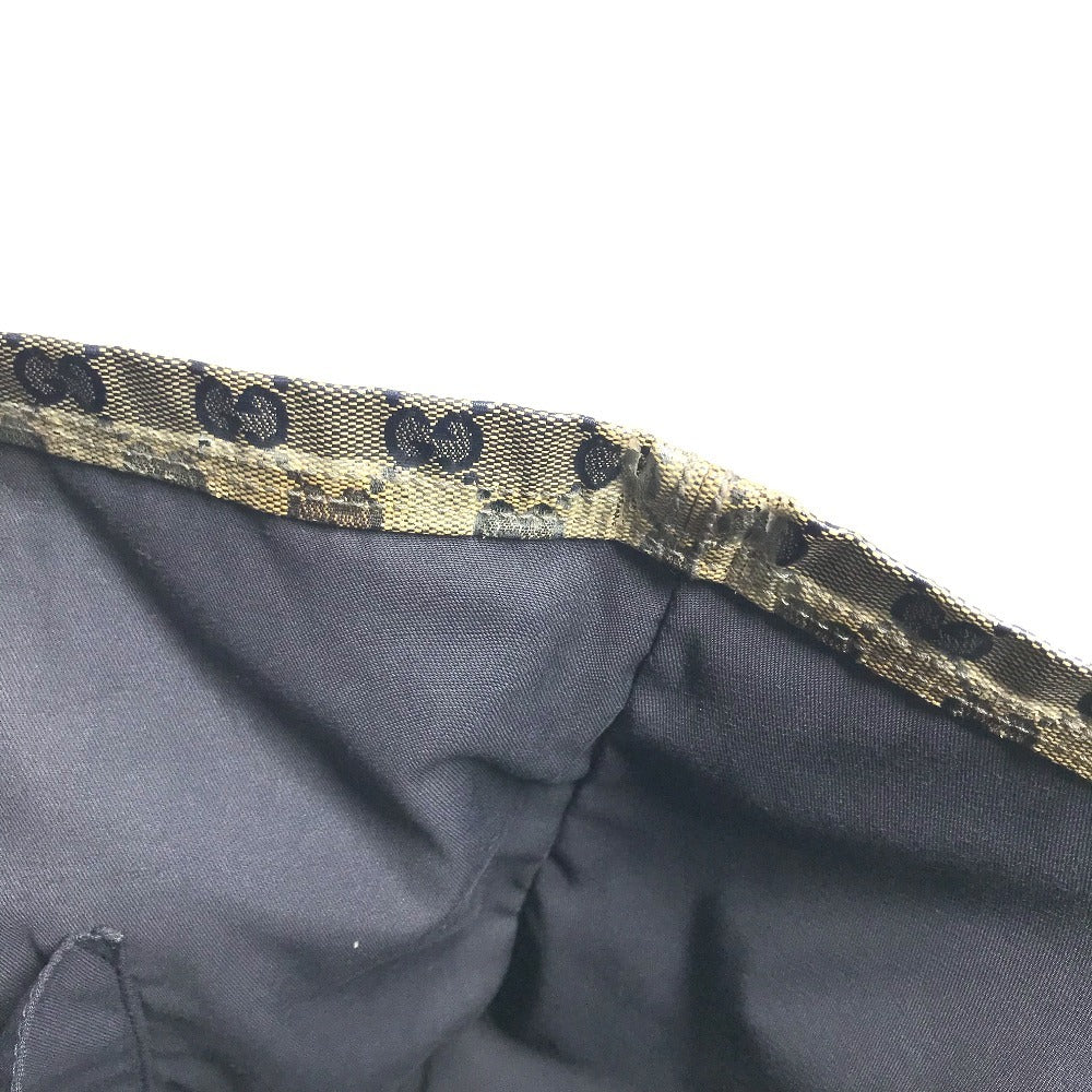 GUCCI 189669 GG logo Tote Bag Shoulder Tote Shoulder Bag Coating canvas Navy Used