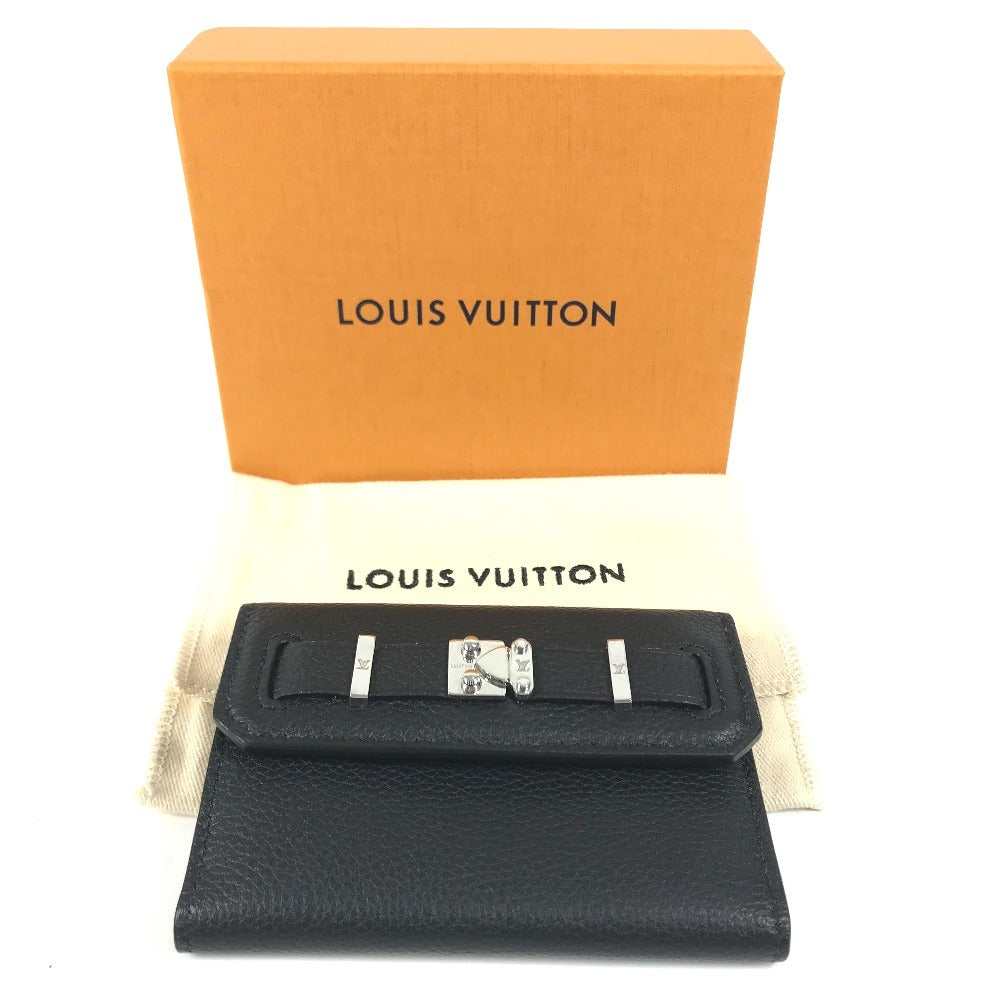 LOUIS VUITTON M25965 Georges Wallet Wallet Compact Wallet Trifold wallet Black Used