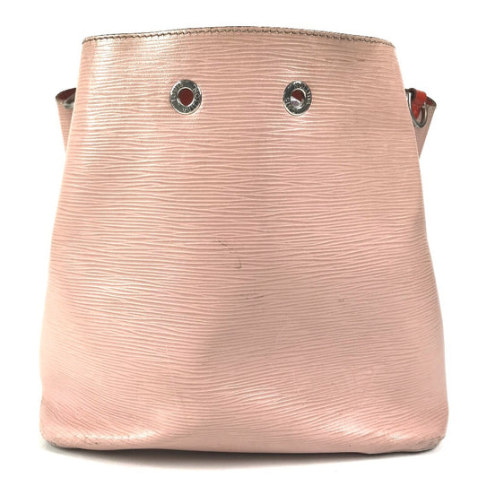 LOUIS VUITTON M54370 Epi Neonoe Bag, drawstring pouch, bicolor Hand Bag Epi Leather Rose valerine pink Used