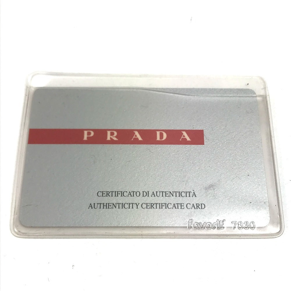PRADA B9250Y Sports logo Bag, Belt Bag, Shoulder Bag, Crossbody Bag body bag Nylon Red/Black Used
