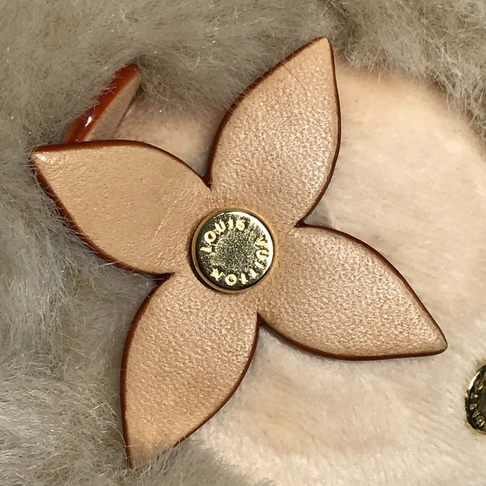 LOUIS VUITTON M02324 Monogram Bag Charm My Vivienne Bag Charm Fur Keychain Fox Unisex Beige