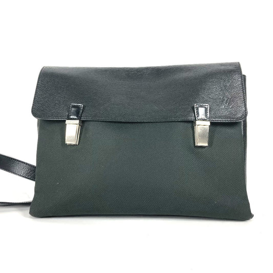LOUIS VUITTON M30882 タイガ サラトヴGM カバン 2WAYバッグ ショルダーバッグ 斜め掛け トートバッグ ナイロン レディース アルドワーズ グリーン
