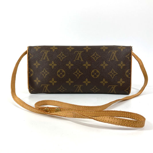 LOUIS VUITTON M51852 モノグラム ポシェットツインGM ポシェットツイン GM カバン 2WAY クラッチバッグ ポシェット ミニバッグ ショルダーバッグ モノグラムキャンバス ユニセックス ブラウン