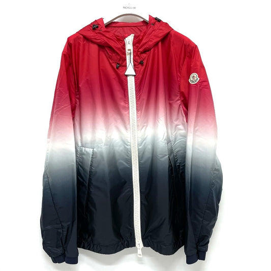 MONCLER 4160305 グラデーション 上着 MARIBEU アウター フーテッドジャケット ブルゾン ナイロン レディース レッド