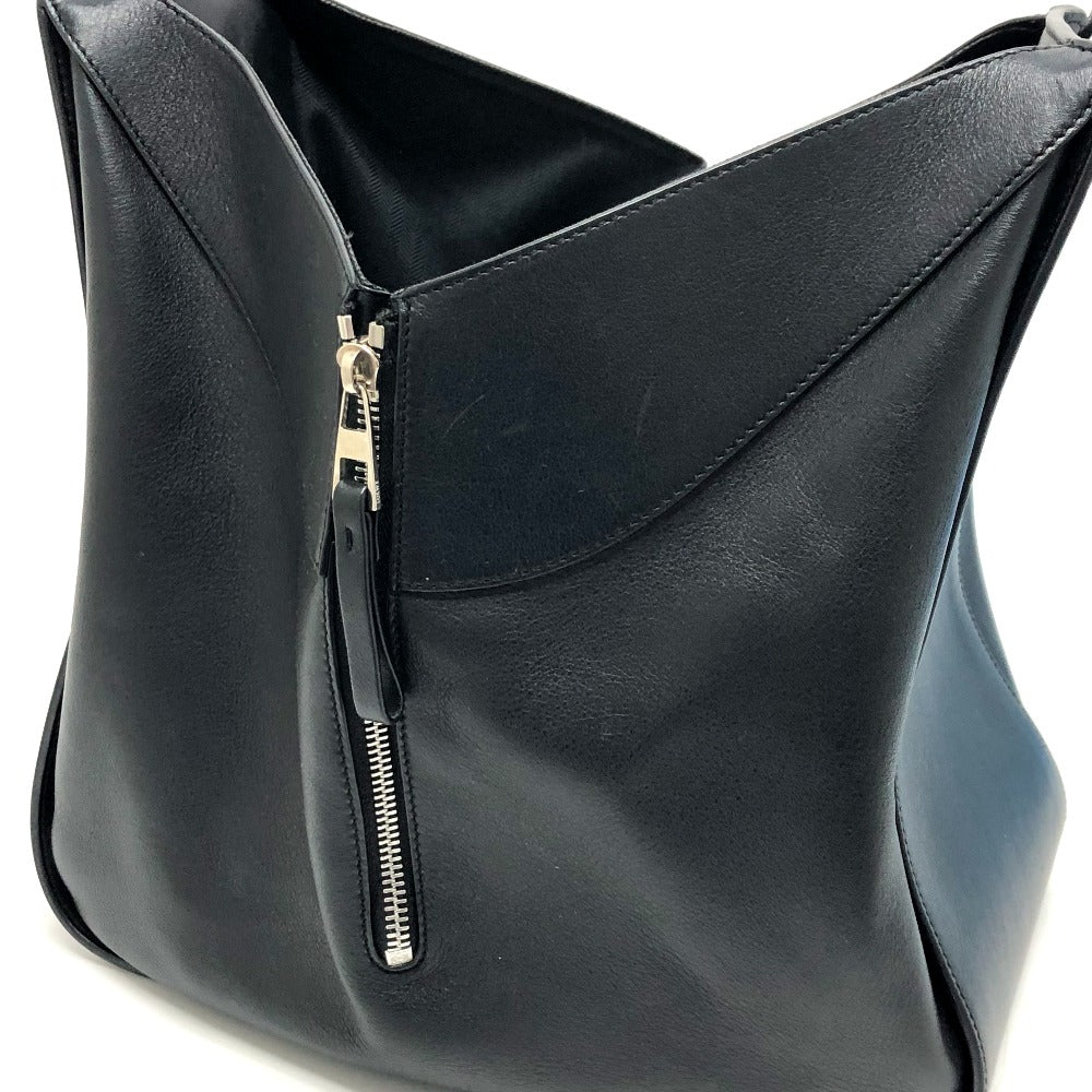 LOEWE ハンモック ミディアム 2WAYバッグ ハンドバッグ ハンドバッグ レザー レディース ブラック - brandshop-reference