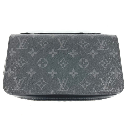 LOUIS VUITTON M61698 モノグラムエクリプス ジッピーXL トラベルケース ハンドバッグ ロングウォレット 長財布 モノグラムエクリプスキャンバス メンズ ブラック