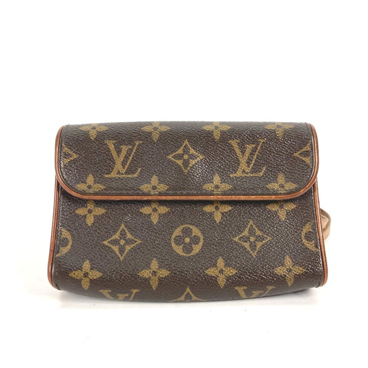 LOUIS VUITTON M51855 モノグラム ポシェット フロランティーヌ ボディバッグ ベルトバッグ カバン ウエストバッグ モノグラムキャンバス レディース ブラウン - brandshop-reference