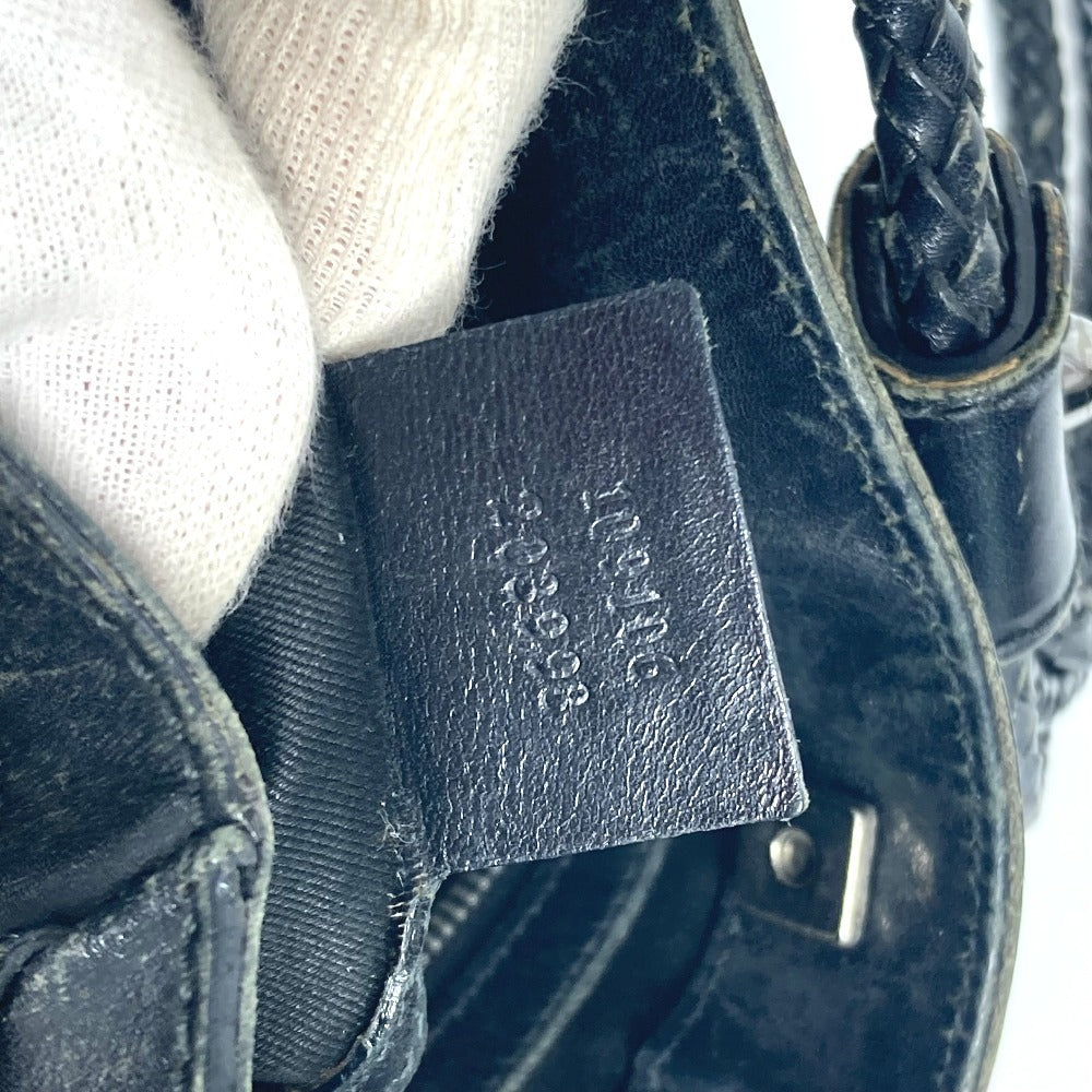 GUCCI 109106 GG ロゴ カバン 斜め掛け ショルダーバッグ GGキャンバス/レザー ユニセックス ブラック